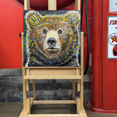 Bear Canvas Art - Jasper by Chris Tutty